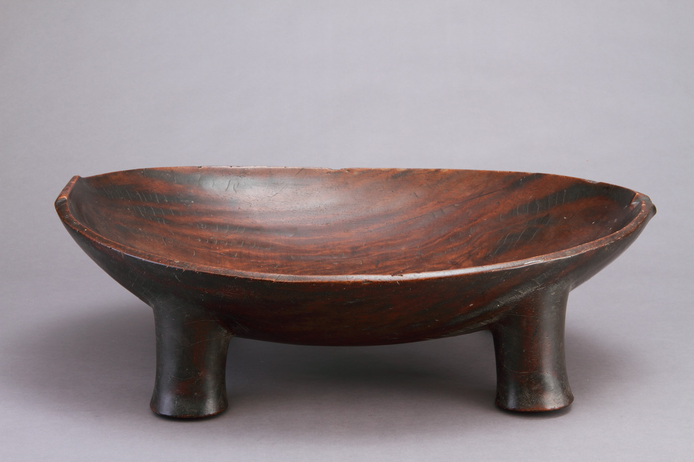 A Rare Tahitian Wood Kava Bowl